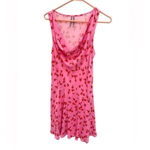 NWT Anthropologie Pink Poppy Slip Dress